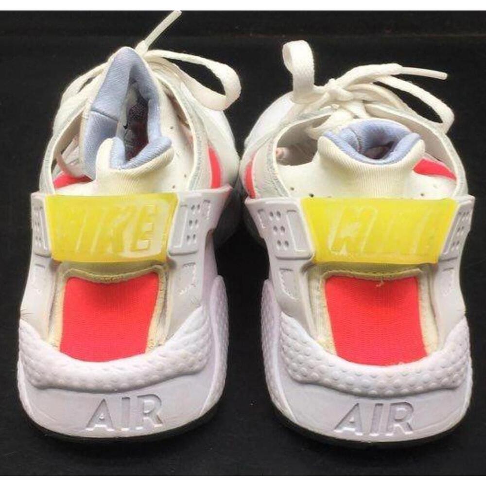 Nike Air Huarache Run White Bright Crimson Volt DH4439-106 sz 8 Retro Women's - Picture 2 of 6
